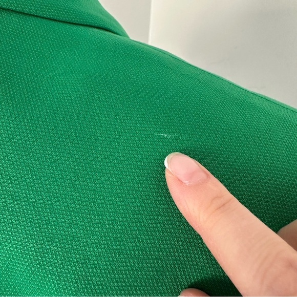 Zara Green Double Breasted Blogger Favored Long Blazer Size S - Picture 11 of 17